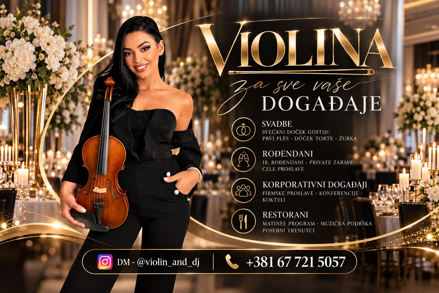 Violina i DJ show
